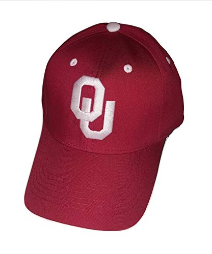 Oklahoma Sooners Structured Logo Cap Crimson Adjustable Hat