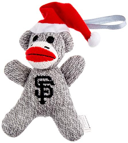 FOCO MLB San Francisco Giants  2013 Edition  Sock Monkey Ornament   2 Pack