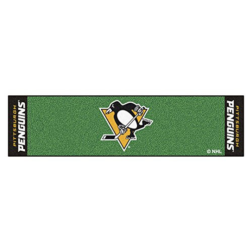 FANMATS NHL Pittsburgh Penguins Nylon Face Putting Green Mat