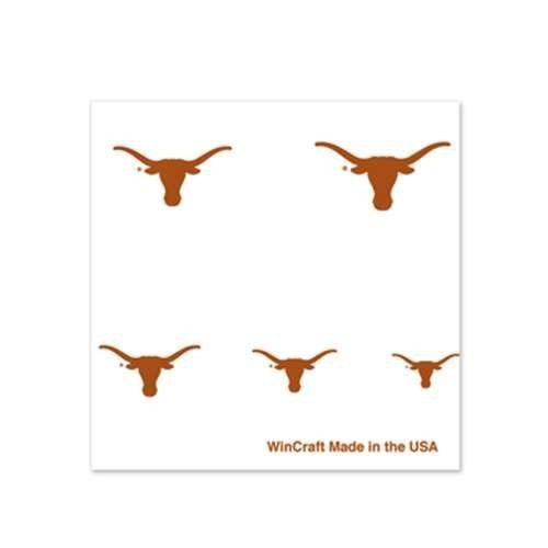 Texas Longhorns Fingernail Tattoos   4 Pack