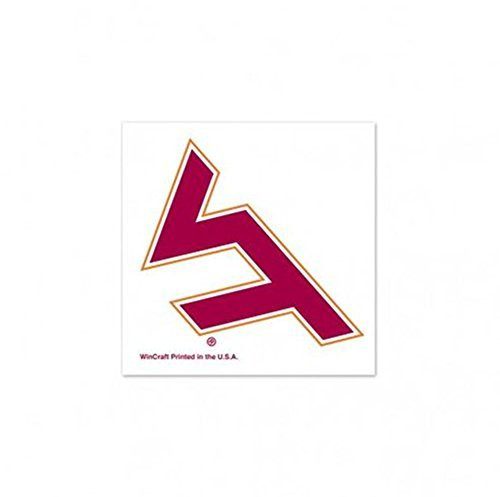 NCAA Virginia Tech Hokies 4 Pack Temporary Tattoos