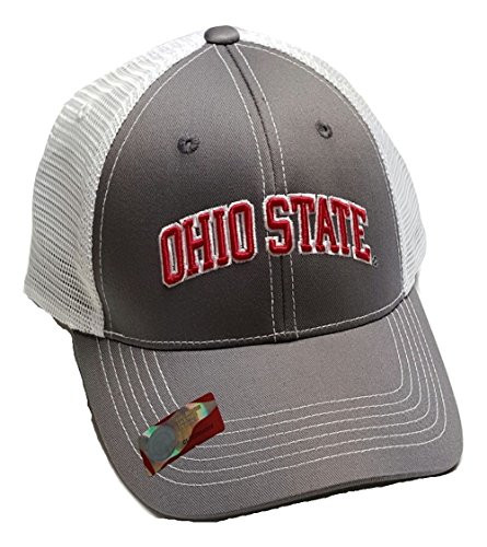 Ohio State Buckeyes Adjustable Cap Mesh Back Hat