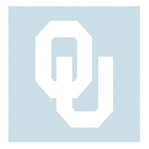 Craftique Oklahoma Decal  WHT OU Decal  3  4  6  12  18    12