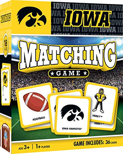 MasterPieces NCAA Iowa Hawkeyes Matching Game For Ages 3