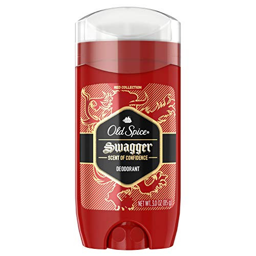Old Spice Aluminum Free Deodorant for Men Swagger Confidence and Amberwood Red Collection 3 Oz