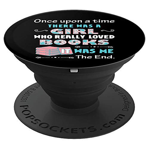 There Was A Girl Who Loved Books Book Lover Daughter Girls PopSockets Grip and Stand for Phones and Tablets There Was A Girl Who Loved Books Book Lover Daughter Girls PopSockets Grip and Stand for Phones and Tablets