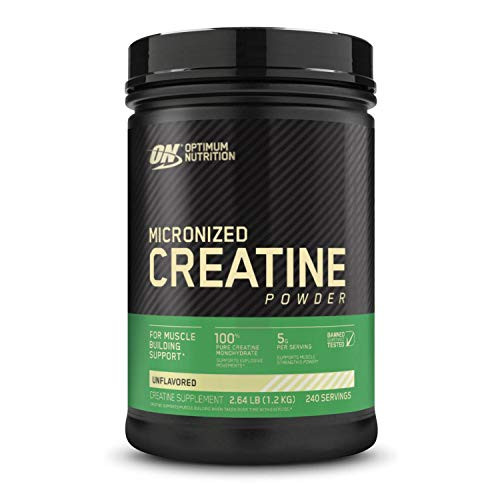 Optimum Nutrition Micronized Creatine Monohydrate Powder Unflavored Keto Friendly 240 Servings Optimum Nutrition Micronized Creatine Monohydrate Powder Unflavored Keto Friendly 240 Servings