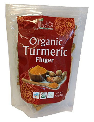 Jiva Organic Turmeric Root Whole 7 Ounce Bag   Distinctly Superior to Other Fresh Turmeric Roots