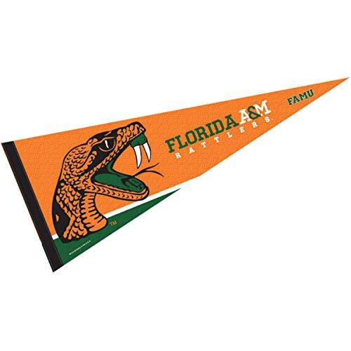 College Flags   Banners Co Florida A M Pennant Full Size Felt