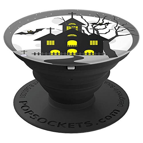 Halloween Scary Haunted House PopSockets Grip and Stand for Phones and Tablets Halloween Scary Haunted House PopSockets Grip and Stand for Phones and Tablets