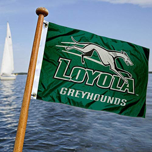 College Flags   Banners Co Loyola Greyhounds Boat and Nautical Flag