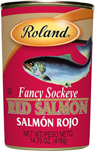 Roland Fancy Sockeye Salmon Red 1475 Ounce  Pack of 3