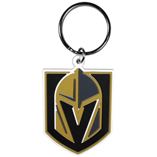 NHL Siskiyou Sports Fan Shop Vegas Golden Knights Flex Key Chain One Size Team Color NHL Siskiyou Sports Fan Shop Vegas Golden Knights Flex Key Chain One Size Team Color