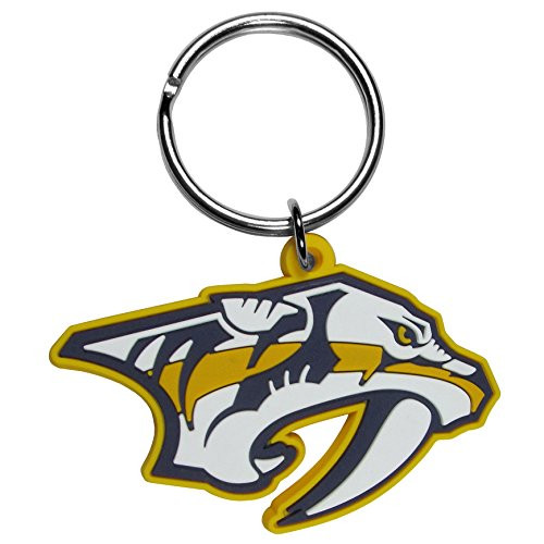 NHL Siskiyou Sports Fan Shop Nashville Predators Flex Key Chain One Size Team Color NHL Siskiyou Sports Fan Shop Nashville Predators Flex Key Chain One Size Team Color