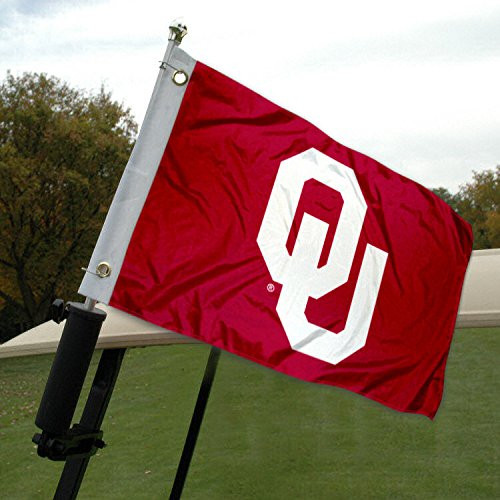 College Flags   Banners Co Oklahoma Sooners Golf Cart and Boat Flag