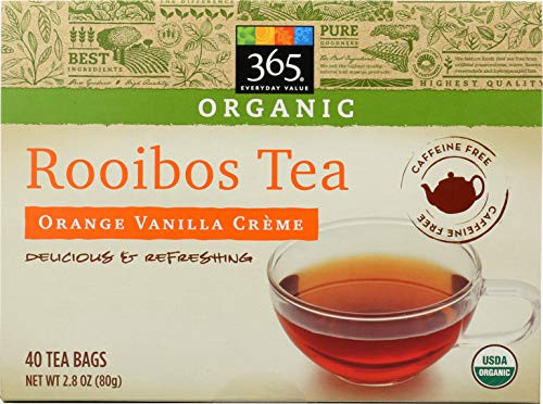 365 Everyday Value Organic Rooibos Tea Orange Vanilla Crème 40 ct