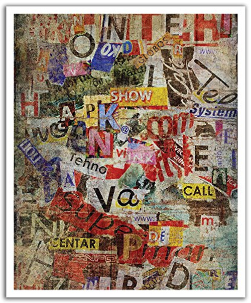 JP London POS2319 uStrip Peel and Stick Removable Wall Decal Sticker Mural Street Art Graffiti Concert Bill 1975 Inch by 24 Inch