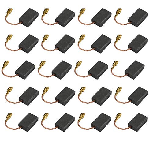 Rannb 15mm x 10mm x 5mm Carbon Motor Brushes Power Electric Tool Replacement-Pack of 20 Rannb 15mm x 10mm x 5mm Carbon Motor Brushes Power Electric Tool Replacement-Pack of 20
