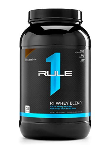 R1 Whey Blend Rule 1 Proteins  Chocolate Fudge 28 Servings