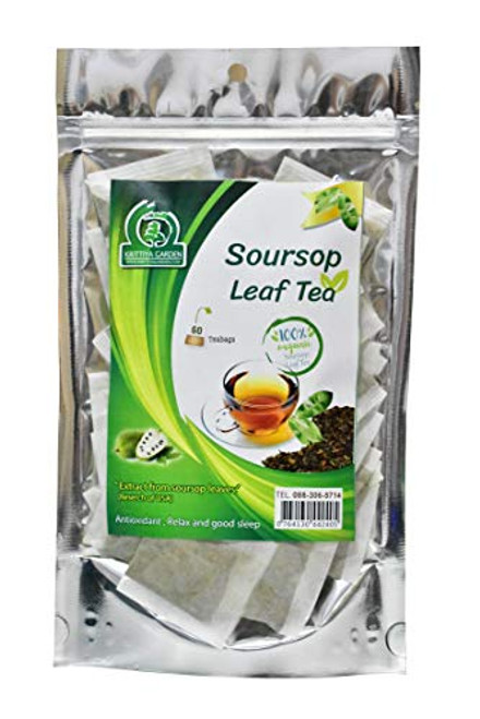 Organic Soursop/Graviola/Guyabano Leaf Tea 60-Teabags