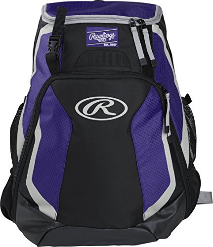 Rawlings R500 Series Baseball Softball Backpack Purple