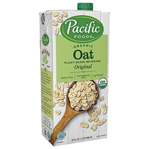 Pacific Foods Organic Oat Original Plant Based Beverage 32oz 12 pack  06570