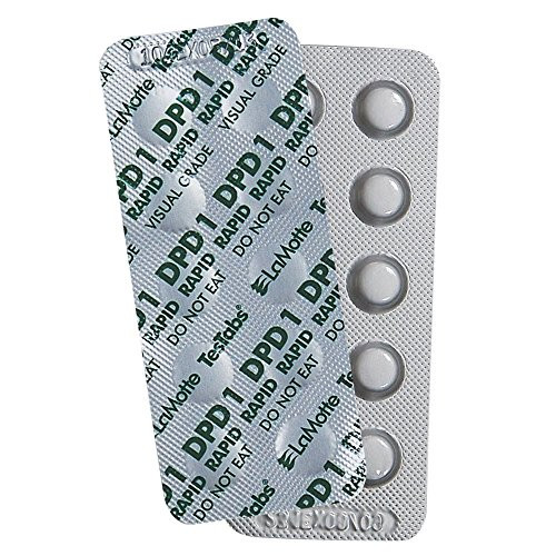 LaMotte 6999A Visual Grade TesTabs Chlorine DPD  1 RAPID 100 ct