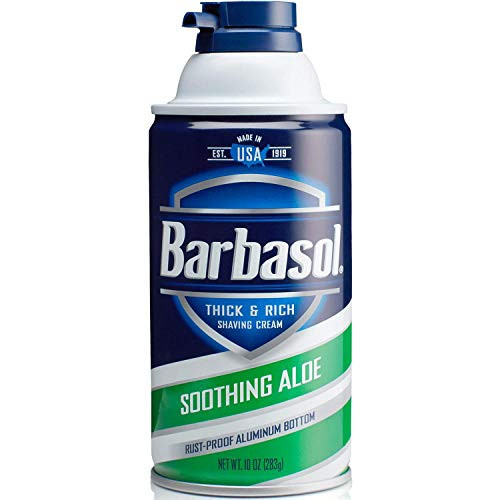 Barbasol Soothing Aloe Thick   Rich Shaving Cream 10 Oz  2 Pack