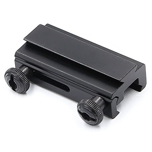 Higoo 20mm to 11mm Weaver Picatinny Base Dovetail Adapter to Extension Weaver Picatinny Rail Scope Mount Adapter