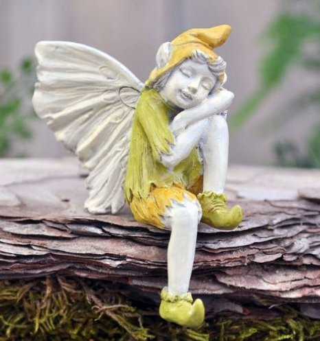 Fiddlehead Fairy Village - Garden Fairies - Sleeping Boy