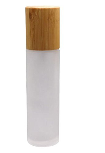 1PCS 120ml 4oz White Glass Bamboo Lid Empty Refillable Cosmetic Cream Lotion Emulsion Bottle Container Jar Pot Essence Liquid Pump Bottles