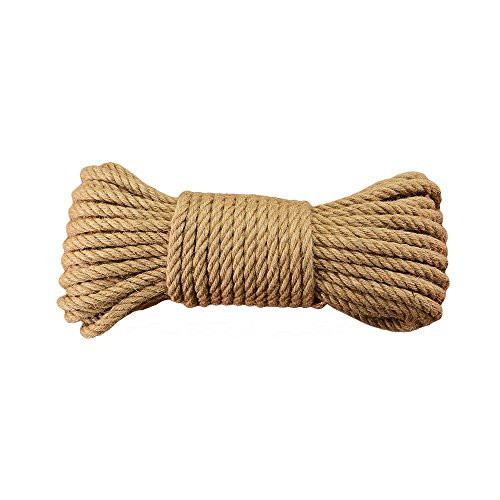 Natural Jute Twine Durable Industrial Packing Materials Heavy Duty Natural Brown Twine Jute Rope String 328ft 100m for Arts Crafts   Gardening Applications