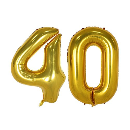 40inch Gold Number 40 Balloon Party Festival Decorations Birthday Anniversary Jumbo foil Helium Balloons Party Supplies use Them as Props for Photos 40inch Gold Number 40 40inch Gold Number 40 Balloon Party Festival Decorations Birthday Anniversary Jumbo foil Helium Balloons Party Supplies use Them as Props for Photos 40inch Gold Number 40