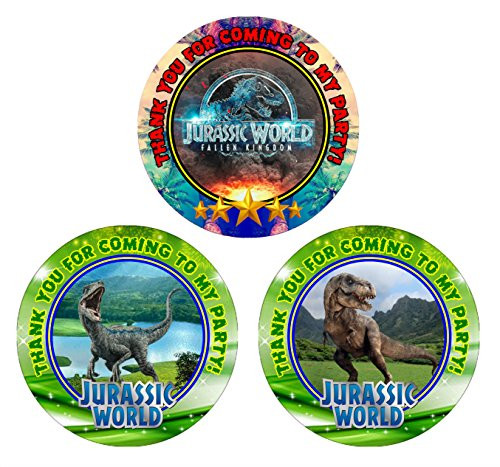 Crafting Mania LLC. 12 Jurassic World Fallen Kingdom Birthday Party Favor Stickers (Bags Not Included) #1 Crafting Mania LLC. 12 Jurassic World Fallen Kingdom Birthday Party Favor Stickers (Bags Not Included) #1