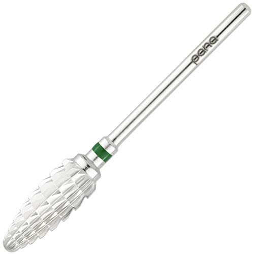 PANA Professional 3 32  Shank Size   Large Cone Silver Carbide Bit Coarse Grit   Nail Drill Bit for Dremel Machine