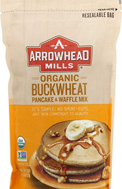 Arrowhead Mills Organic Buckwheat Pancake Waffle Mix 26 Ounce Pack of 6 Arrowhead Mills Organic Buckwheat Pancake Waffle Mix 26 Ounce Pack of 6