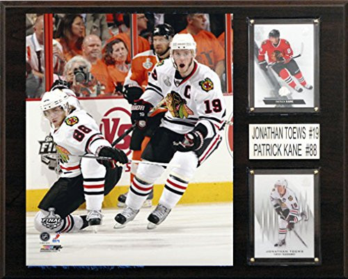 NHL Chicago Blackhawks Patrick Kane Jonathan Toews Player Plaque 12 x 15 Inch