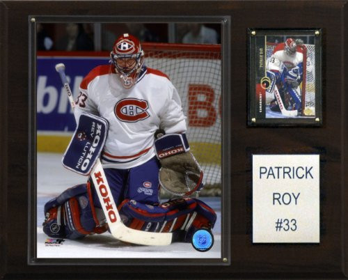 NHL Patrick Roy Montreal Canadiens Player Plaque