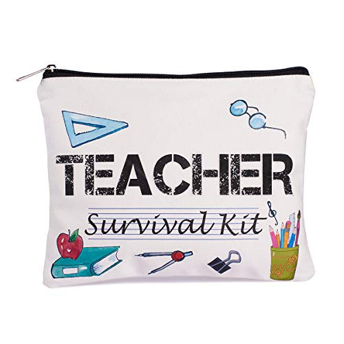 Teacher Appreciation Gifts Teacher survival kit Teacher Supplies for Classroom Best Teacher Gift Makeup Bag Teacher Bag for Women Music Teacher Gifts Preschool Elementary High School makeup bags Teacher Appreciation Gifts Teacher survival kit Teacher Supplies for Classroom Best Teacher Gift Makeup Bag Teacher Bag for Women Music Teacher Gifts Preschool Elementary High School makeup bags