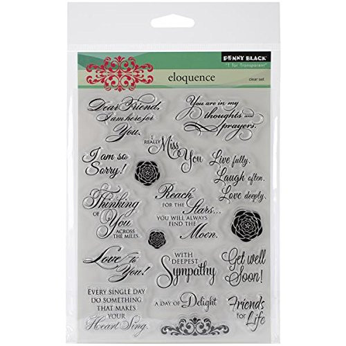 Penny Black Decorative Rubber Stamps Eloquence  30 162