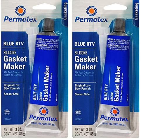 Permatex 80022- Sensor-Safe Blue RTV Silicone Gasket Maker, 3 oz. Tube (2)