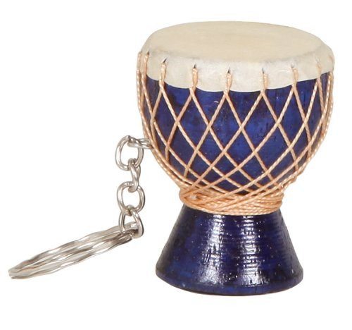 X8 Drums X8 KEYCH BL Djembe Drum Keychain   Blue