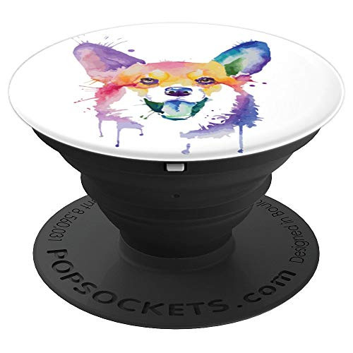 Colorful Smiling Pembroke Welsh Corgi Dog PopSockets Grip and Stand for Phones and Tablets Colorful Smiling Pembroke Welsh Corgi Dog PopSockets Grip and Stand for Phones and Tablets