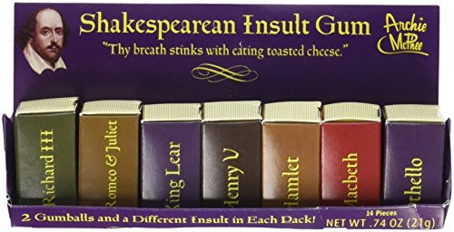 Shakespearean Insult Gum by Accoutrements