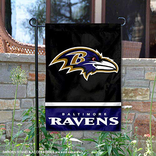 WinCraft Baltimore Ravens Double Sided Garden Flag