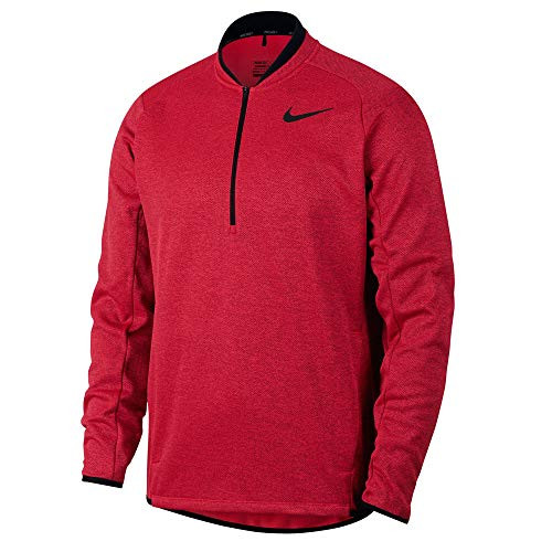 Nike Therma Fit Top Half Zip Golf Pullover 2017 Siren Red Black Small