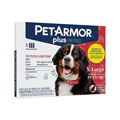 PETARMOR Plus Flea   Tick Squeeze On Dog 89 132 lbs Count of 3 133 in