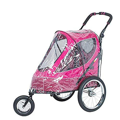 PETIQUE RC01000000 PVC Rain Cover for Pet Jogger Clear One Size