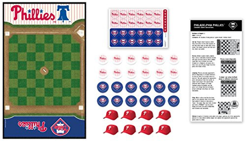 MasterPieces MLB Philadelphia Phillies Checkers Board Game MasterPieces MLB Philadelphia Phillies Checkers Board Game