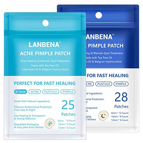 Acne Patches LANBENA Acne Treatment Pimple Patches for Removing Acne and Healing Acne Pimple Treatment for Absorbing the Secretions Skin Spot Treatment with Tea Tree Oil  acne patches 2